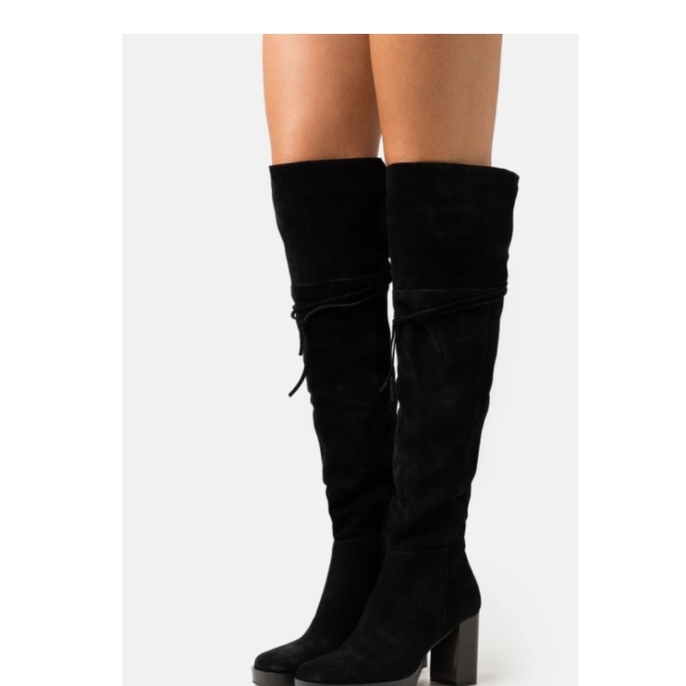 Free People Black Over-the-Knee Women's Boots